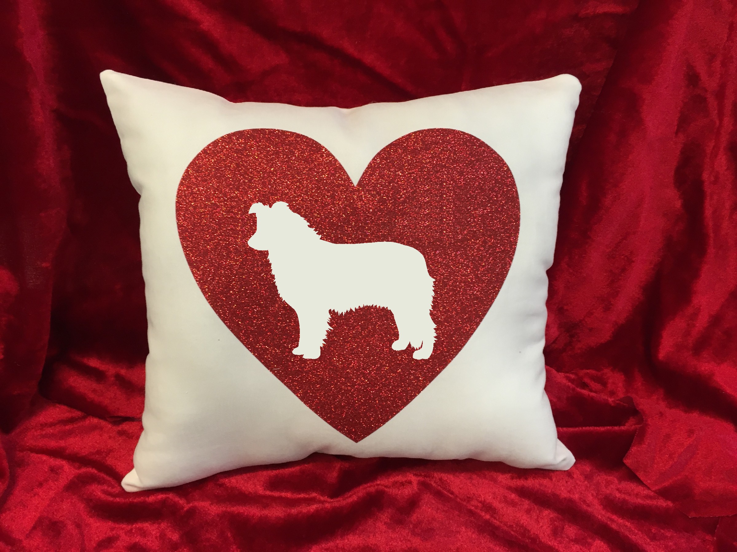 Dogs - Throw Pillow - Border Collie